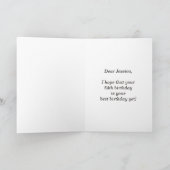 Fun Fireworks + Rainbow Pattern "64" Birthday # Kaart (Binnen)