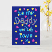 Fun First Vaderdag Card of Birthday Card Kaart (Gele Bloem)