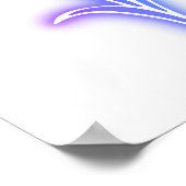 Fun Flamingo & Hearts Seating Chart 36"x24" Poster (Hoek)