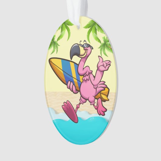 Fun Flamingos Ornament (voorkant)