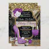 Fun Flirty Anniversaire Fête Invitations (Devant / Derrière)