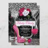 Fun Flirty Anniversaire Fête Invitations (Devant / Derrière)