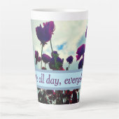 Fun Floral Latte Mug (Devant)