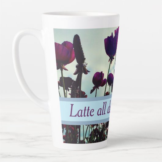 Fun Floral Latte Mug (Gauche)