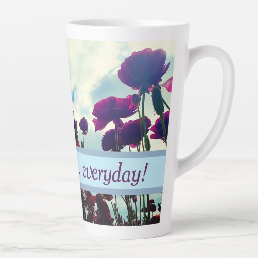 Fun Floral Latte Mug (Droite)