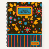 Fun Floral Personalized Inspirivity Journal (Devant)