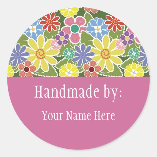 Fun Florals Bright Sticker (Voorkant)
