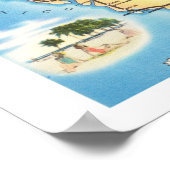 Fun  Florida Map Poster (Hoek)