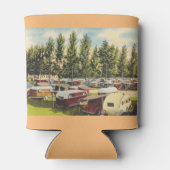 Fun  Florida RV trailer park Blikjeskoeler (Achterkant)