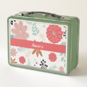 Fun Flowers Metal Lunch Box (Achterkant)