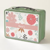 Fun Flowers Metal Lunch Box (Achterkant)