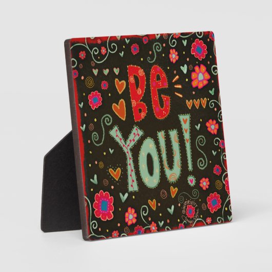 Fun Folk Be You Inspirivity Plaque (Recto)