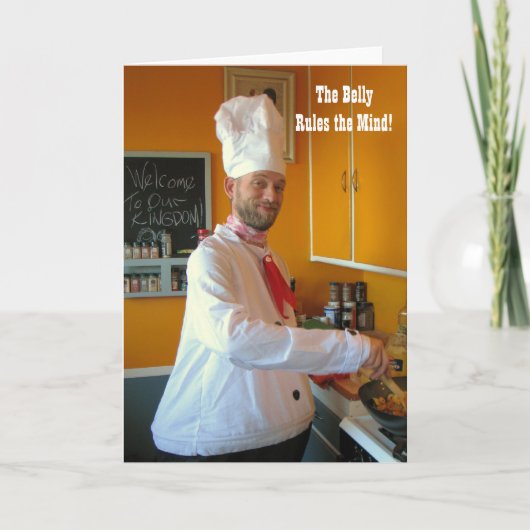 Fun Food Wenskaart! Kaart (Voorkant)