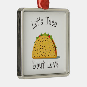 Fun Foodie Design Metalen Ornament