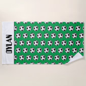 Fun Football boule ajouter nom plage serviette spo (Devant)