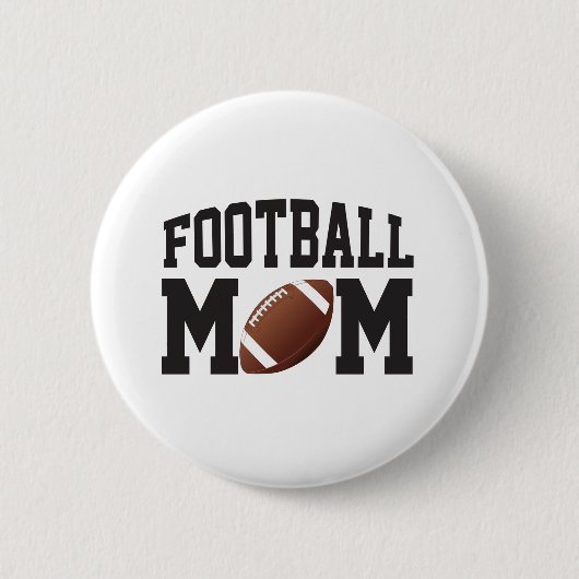 Fun Football mama Ronde Button 5,7 Cm (Voorkant)