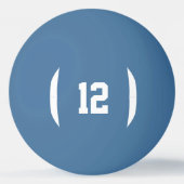 Fun Football Player / Coach Custom Number / Letter Pingpongballen (Achterkant)