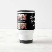 Fun Foto Collage Best Husband Ever Black White Reisbeker (Center)