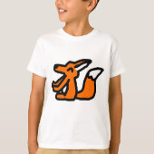 Fun Fox Drawing T-shirt (Voorkant)