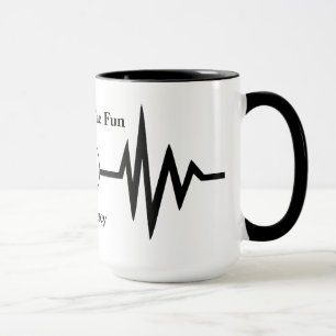 Fun Frequency Line Smile Mug