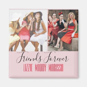 Fun Friendship Gepersonaliseerd Foto Magneet