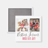 Fun Friendship Gepersonaliseerd Foto Magneet (Voorkant / Achterkant)