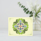 Fun Frog Mandala Briefkaart (Staand voorkant)