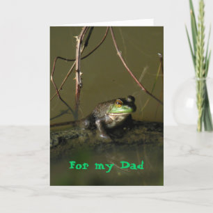 Fun Frog Vaderdag Kaart