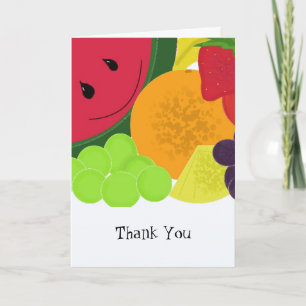 Fun Fruit Explosion Bedankt