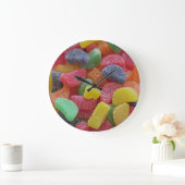 Fun Fruit Jelly Candy Horloge murale (Maison)