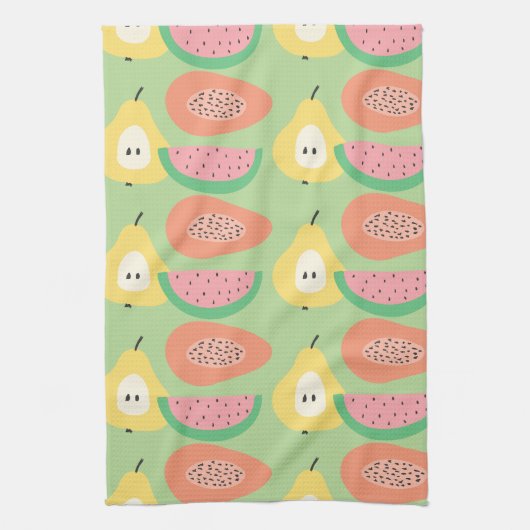 Fun Fruit Pattern Theedoek (Verticaal)