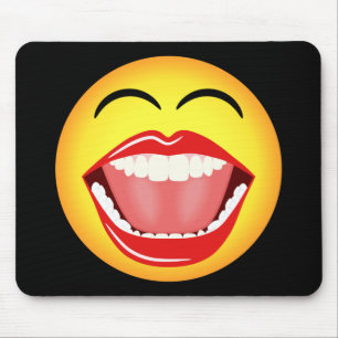 Fun Fun Funny Jaune Mousepad Tapis de souris