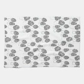 Fun Fungi Morel Mushrooms Patroon Theedoek (Horizontaal)