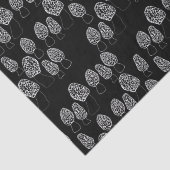 Fun Fungi Morel-paddenstoelen Patrooncadeau Tissuepapier (Detail)