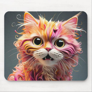 Fun & Funky Abstracte Cat Muismat