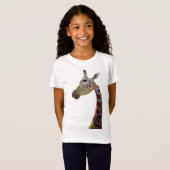 Fun funky colorful Giraffe T-Shirt (Voorkant volledig)