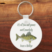 Fun & Games totdat iemand een Walleye verliest Sleutelhanger (Voorkant)