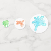 Fun gamin slime anniversaire confetti (Derrière)