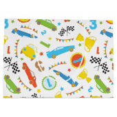 Fun garçons race voiture motif cadeau sac (Dos)