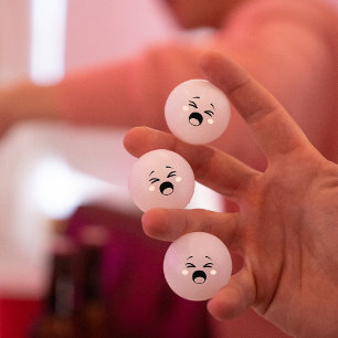 Fun Gawning Cutie Face Ping Pong Ball