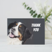 Fun Gekke Casual Dog Dank u Bedankkaart (Staand voorkant)