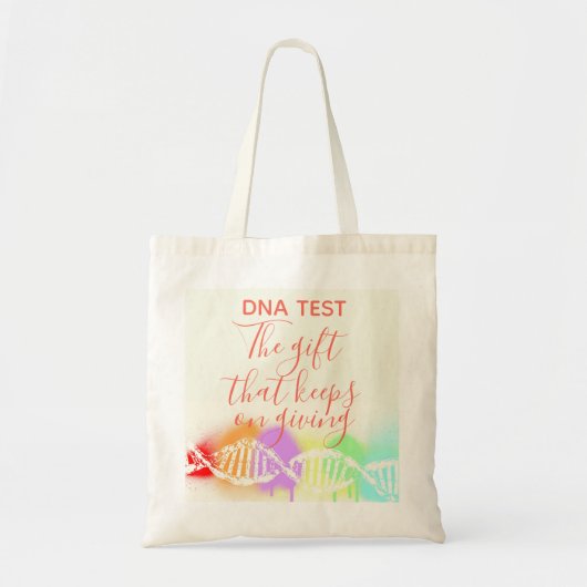 Fun Genealoge DNA test het Gift dat blijft geven Tote Bag (Voorkant)