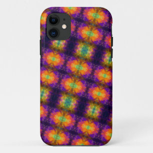 Fun Geometric Colorful Pattern Hoesje-Mate iPhone  11 Hoesje