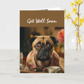 Fun Get Well Soon Niet blij dat je ziek bent Kaart (Gele Bloem)