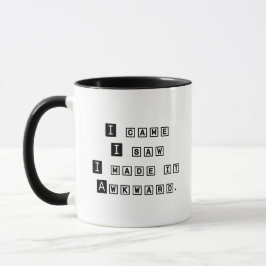 Fun Geweldige Trendy Typography Awkward Coarbeider Mok