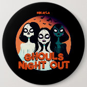 Fun Ghouls Night Out Ronde Button 6,0 Cm (Voorkant)