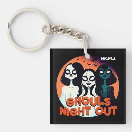 Fun Ghouls Night Out Sleutelhanger (voorkant)