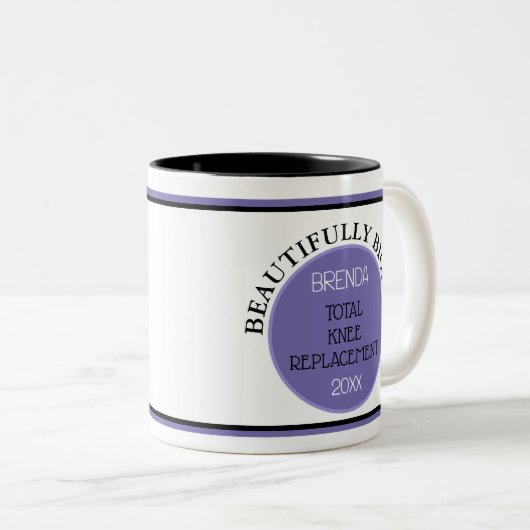 Fun gift~ Bionic Knee Replacement Mok (Voorkant rechts)