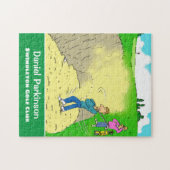 Fun Gift for a Golfer Golf Player Stuck Legpuzzel (Horizontaal)