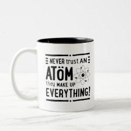 Fun Gift for Geeks of Nerds, Vertrouw nooit op een Tweekleurige Koffiemok